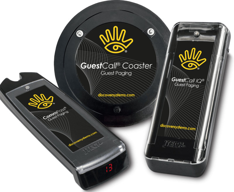JTECH GuestCall Pager: Coaster, CommPass und IQ